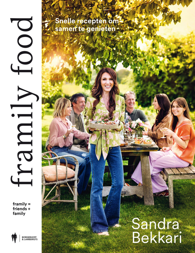 Foto van Sandra’s nieuwste boek ‘Framily Food’ verschijnt binnenkort!
